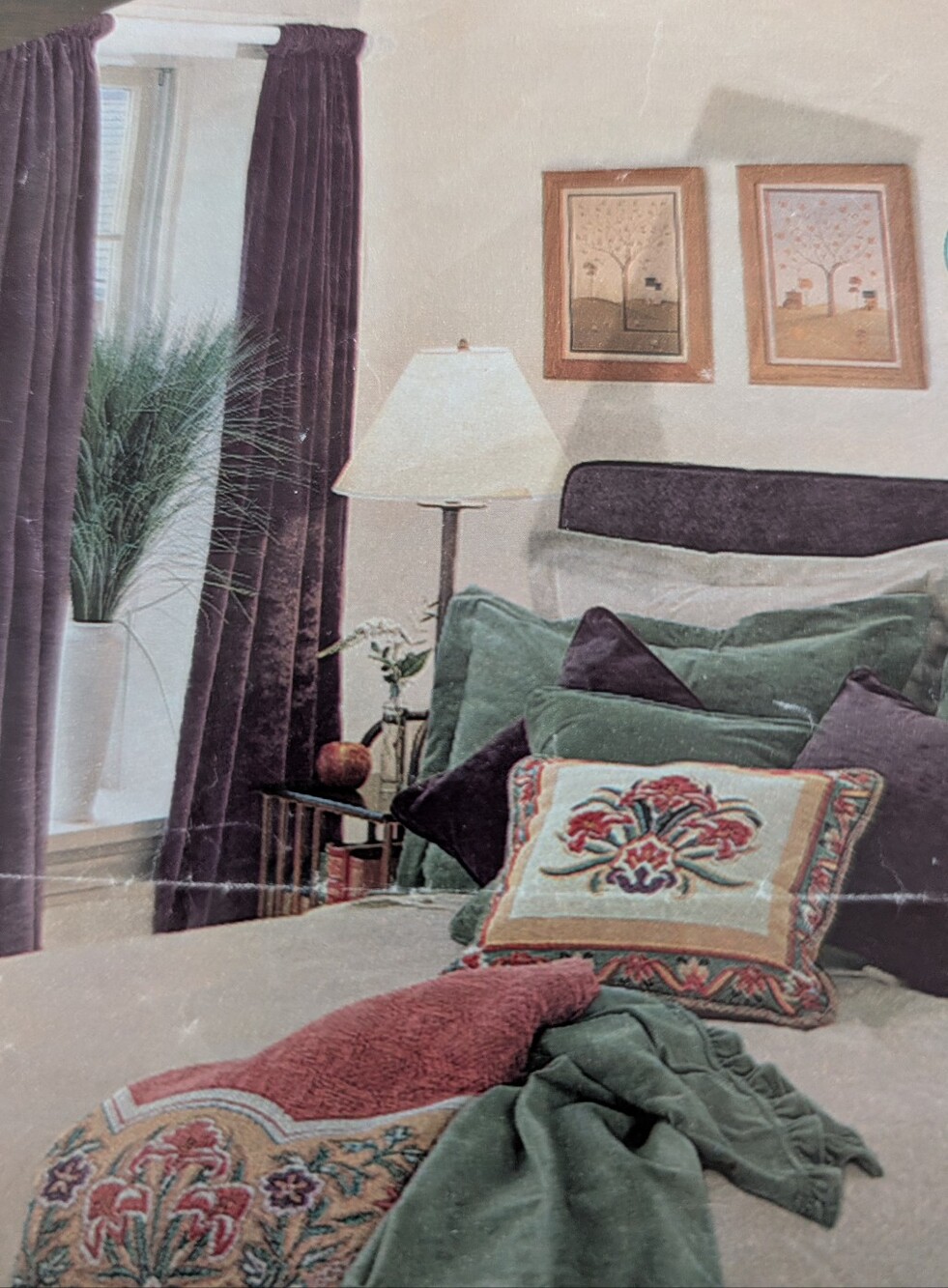 Brick Colored - Sueded Velvet Set